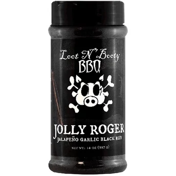 Loot N' Booty Jolly Roger Jalapeno Garlic Black Rub