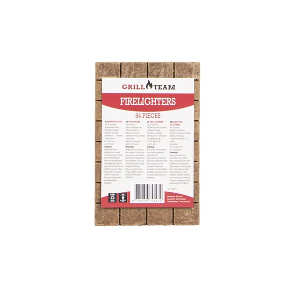 GrillTeam Firelighters (64 pieces)