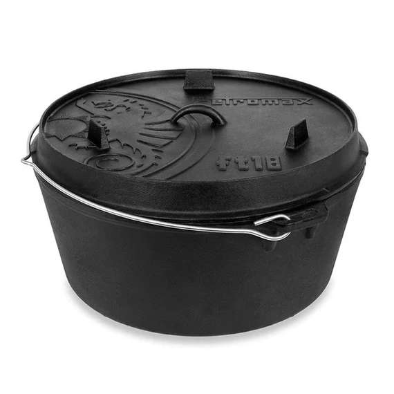 Petromax Dutch Oven ft18 lábak nélkül/lapos fenék