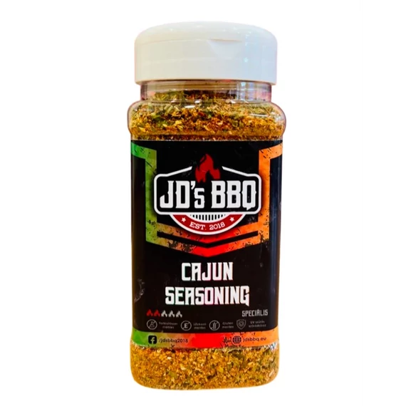 JD's BBQ Hungary Cajun fűszerkeverék 300g szóródobozban