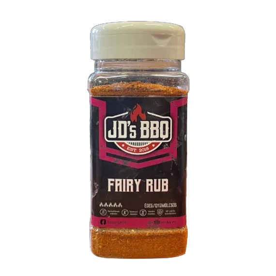 JD's BBQ Hungary Fairy Rub 300g szóródobozban