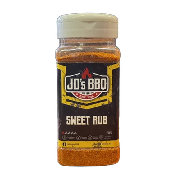 JD's BBQ Hungary Sweet Rub 300g szóródobozban