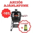 Kép 1/14 - Kamado4u EVO Greater Plus D57 kerámia grill fekete állványos