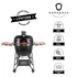 Kép 1/14 - Kamado4u EVO Greater Plus D57 kerámia grill fekete állványos