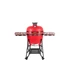 Kép 2/14 - Kamado4u EVO Greater D52 kerámia grill piros állványos 