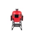 Kép 5/14 - Kamado4u EVO Greater D52 kerámia grill piros állványos 