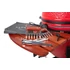 Kép 7/14 - Kamado4u EVO Greater D52 kerámia grill piros állványos 