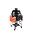 Kép 4/14 - Kamado4u EVO Meater kerámia grill fekete állványos
