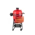 Kép 5/14 - Kamado4u EVO Meater kerámia grill piros állványos