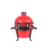 Kép 5/12 - Kamado4u EVO Traveller D34 kerámia grill piros asztali