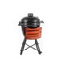Kép 5/13 - Kamado4u NEO CLASSIC Greater kerámia grill fekete állványos