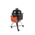 Kép 4/13 - Kamado4u NEO CLASSIC Meater kerámia grill fekete állványos