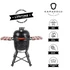 Kép 1/13 - Kamado4u NEO CLASSIC Meater kerámia grill fekete állványos