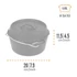 Kép 2/3 - Petromax Dutch Oven ft1 lábak nélkül/lapos fenék