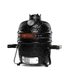 Kép 2/4 - Kamado4u Mini D27 kerámia grill fekete asztali Classic