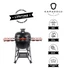 Kép 1/14 - Kamado4u EVO Greater D52 kerámia grill fekete állványos