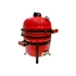 Kép 3/12 - Kamado4u EVO Traveller II kerámia grill piros asztali