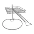 Kép 1/5 - ProQ Flip'n Grate BBQ forgó grillrács - kicsi (47cm alap)