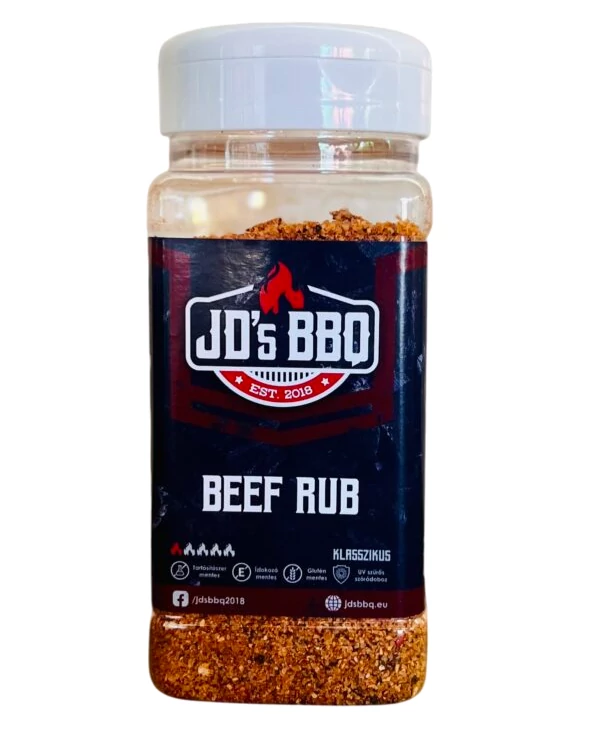 JD's BBQ Hungary Beef Rub 300g szóródobozban